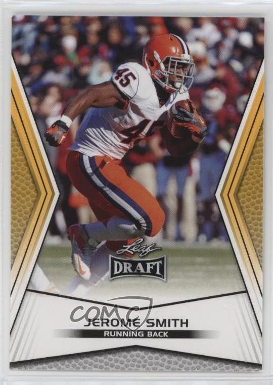 2014 Leaf Draft Gold Jerome Smith #68 Rookie RC 3r6