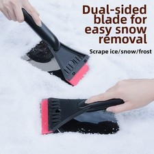 Outil de déneigement de voiture avec poignée ABS solide et lame PVC large
