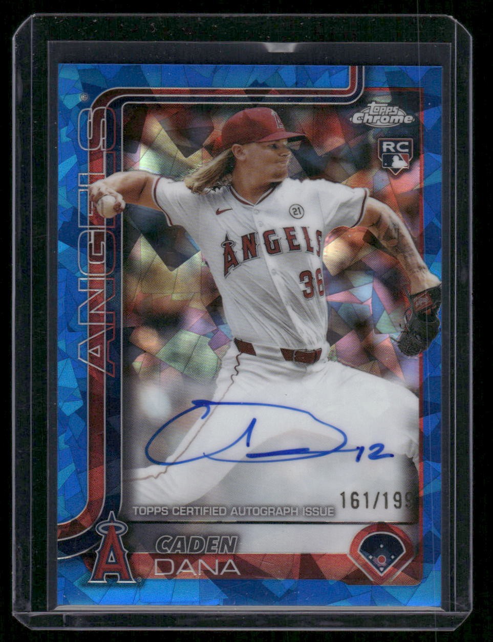 2025 Topps Chrome Sapphire Edition Caden Dana Rookie Autographs Auto #/199