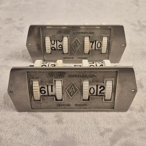 Vintage Pool Table Score Counter Set – All-Tech Mechanical Billiards Counters