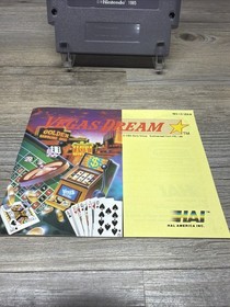 Vegas Dream (Nintendo NES) Cart, Manual Tested And Working!