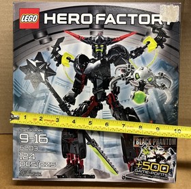 Lego 6203 Hero Factory- Black Phantom - Brand New Sealed