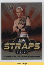 2024 Upper Deck Allure AEW Straps Sunrise Kazuchika Okada #S-14 READ 1i7h