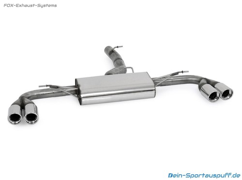  Duplex Sportauspuff BMW X3 F25 2.0d 2x90mm rund eingerollt abgeschrägt - Bild 3 von 7