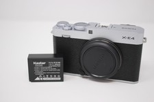 Fujifilm X-E4 26.1MP Mirrorless Digital Camera Silver Argent MINT Shutter Cnt: 4