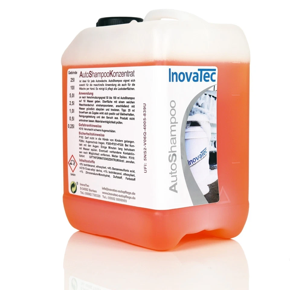 Autoshampoo Autowäsche Fahrzeugreinigung 10L AS Inovatec