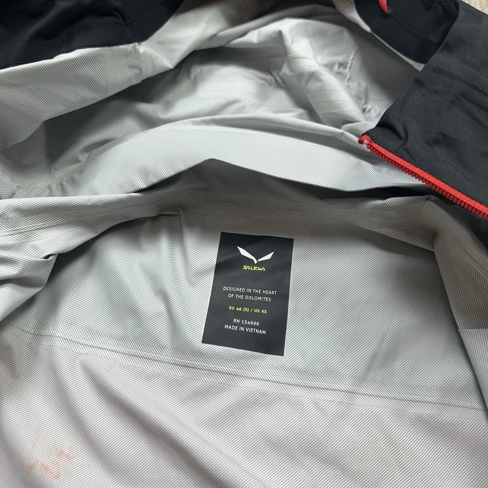 Salewa Rescue Rower Tex 2,5L Jacket Mens Red Size 46/S (US XS) - Image 4 of 4