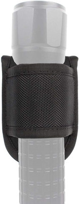 Open Top Compact Light Holder, 1680 Denier Ballistic Nylon, Duty Belt D Cell Lig