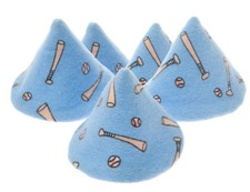 Beba Bean Pee-Pee Teepee Cellophane Bag - Baseball, 5 count