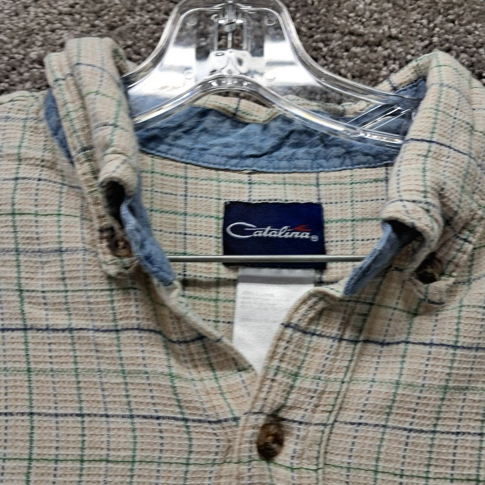 Camisa Catalina Hombre Abotonada Blanca Grande Foto 3 de 4