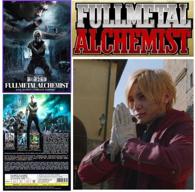LIVE ACTION Fullmetal Alchemist The Revenge of Scar & Final Alchemy 3 Movies Eng