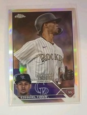 Ezequiel Tovar Rookie Refractor 2023 Topps Chrome Update Baseball