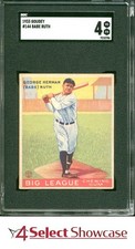 1933 GOUDEY #144 BABE RUTH YANKEES HOF SGC 4