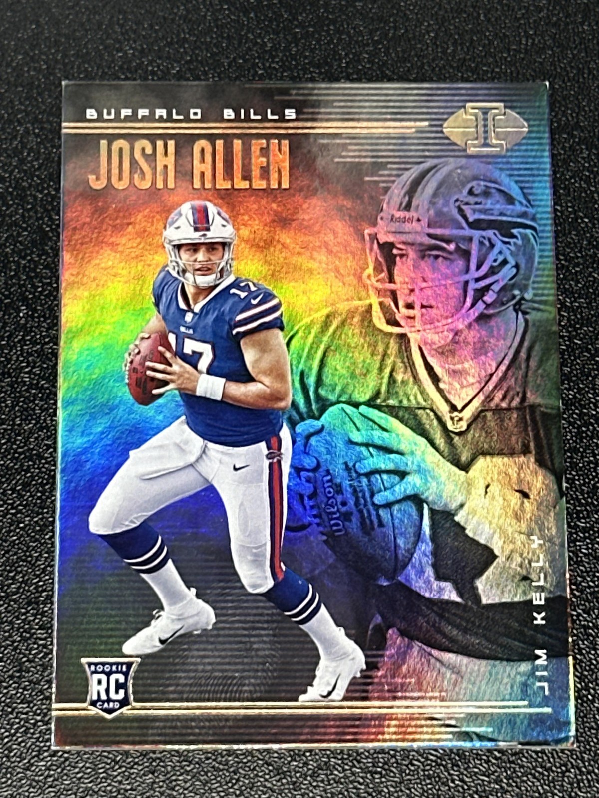 2018 Panini Illusions #19 Josh Allen / Jim Kelly
