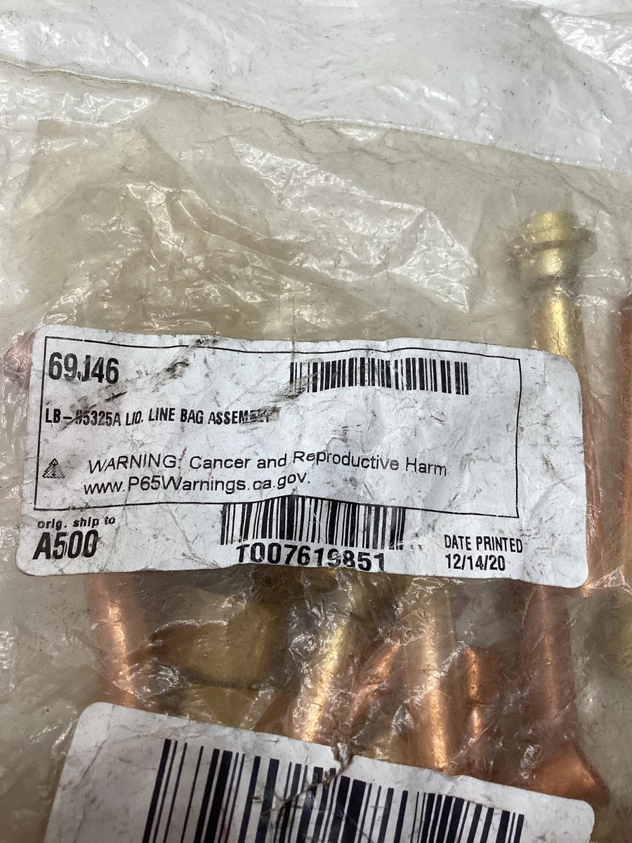 Pack of 10 - Liquid Line Bag Assembly 69J46 LB-95325A For Lennox  