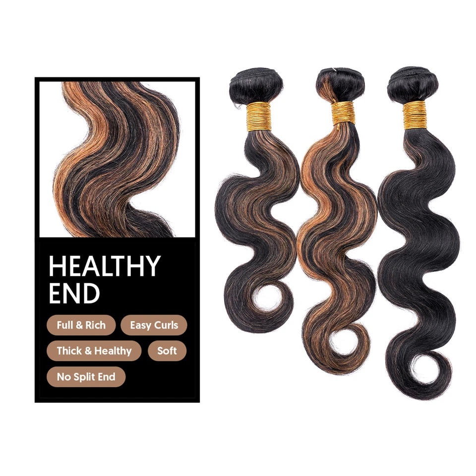 Body Wave пучки человеческих волос расширение 100% бразильский Remy человеческих волос реальный - Изображение 4 из 4