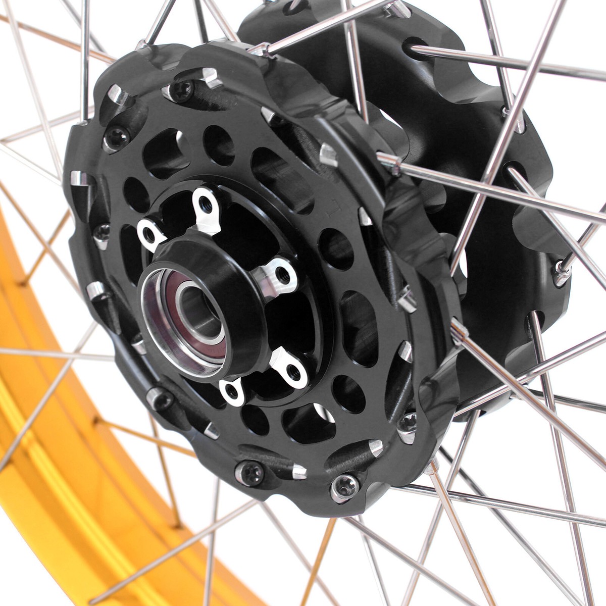 VMX 21 & 18 Black Tubeless Wheels Fit HONDA XL750 Transalp 2023