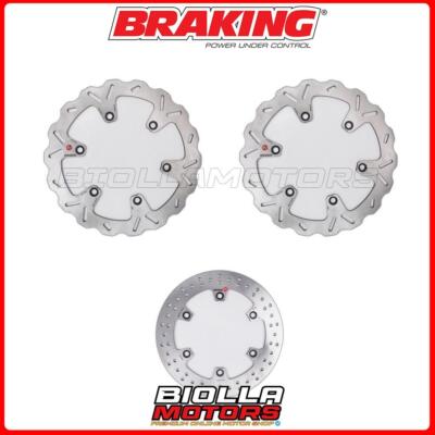 Honda NTV DEAUVILLE 680 2009 BRAKING DISC KIT - FRONT + REAR [