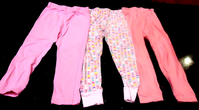 Lot of (3)Toddler Girls Soft Cotton Leggings Size 4T