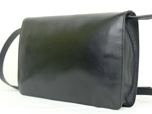 Authentic Vintage CELINE Shoulder Bag Black Leather - Picture 4 of 13