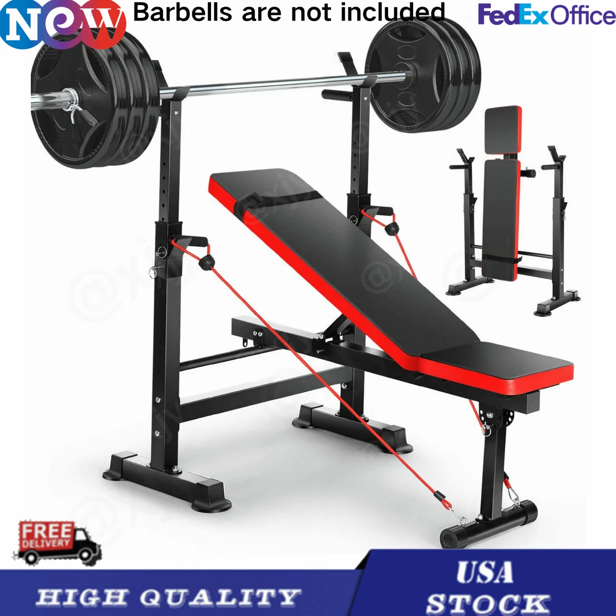 Adjustable folding weight lifting bench hot sale