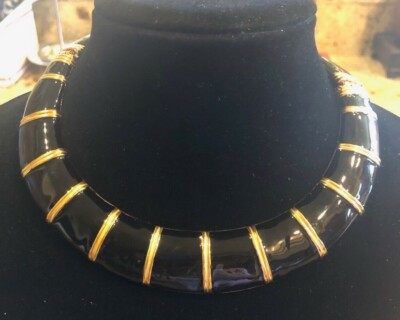 Choker Collar Necklace EUC | eBay