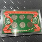 American Frontier Nickel Set 6 Buffalo Nickels With Acrylic Holder Case