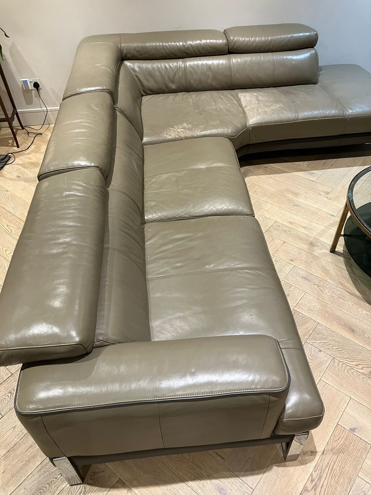 Leather Corner Sofa eBay
