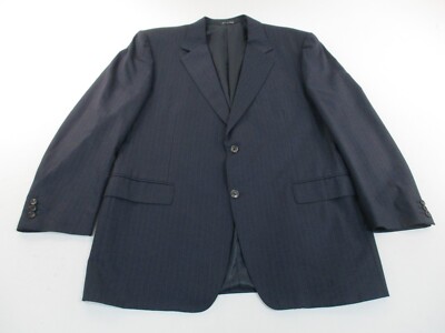 Canali Tessuto Wool Blazer Jacket Suit Coat Mens EU 58 US 46 Blue Regular