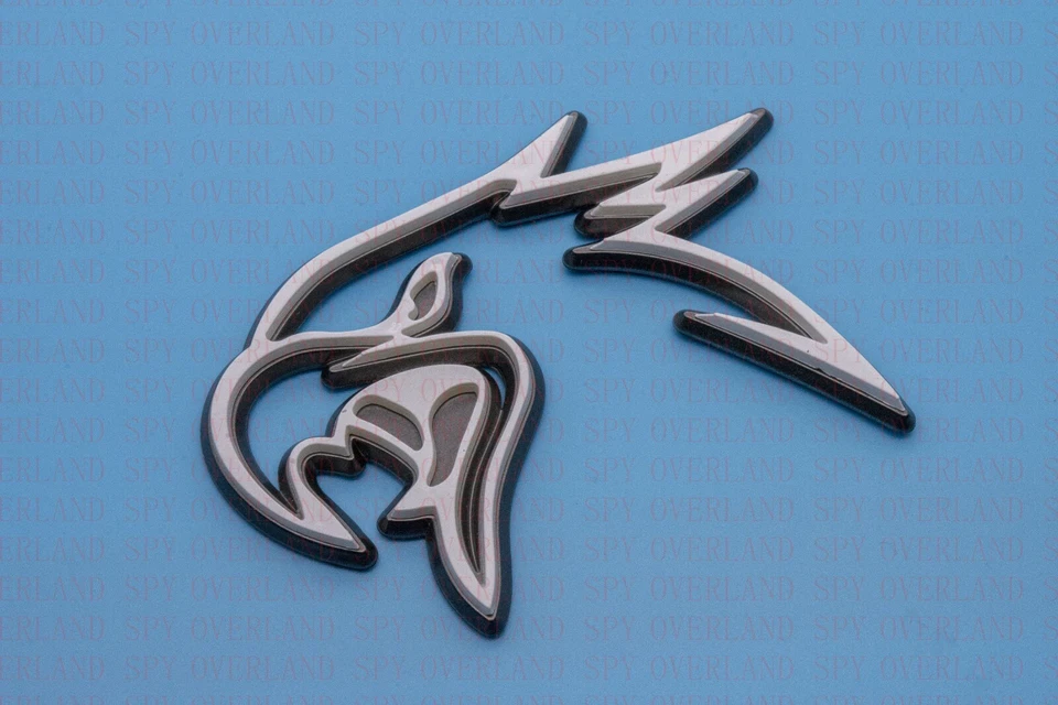 White Grey HELLHAWK Fits Jeep TrackHawk Grand Cherokee Emblem Badge Foto 4 de 4