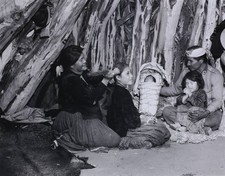 Josef Muench American 1904-1998 B/W Gelatin Silver Photograph Kaytso Family