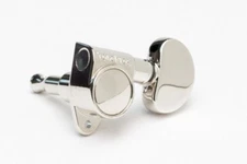 NEW TonePros GKB33K 3x3 Tuning Keys, Metal Kidney Buttons - NICKEL