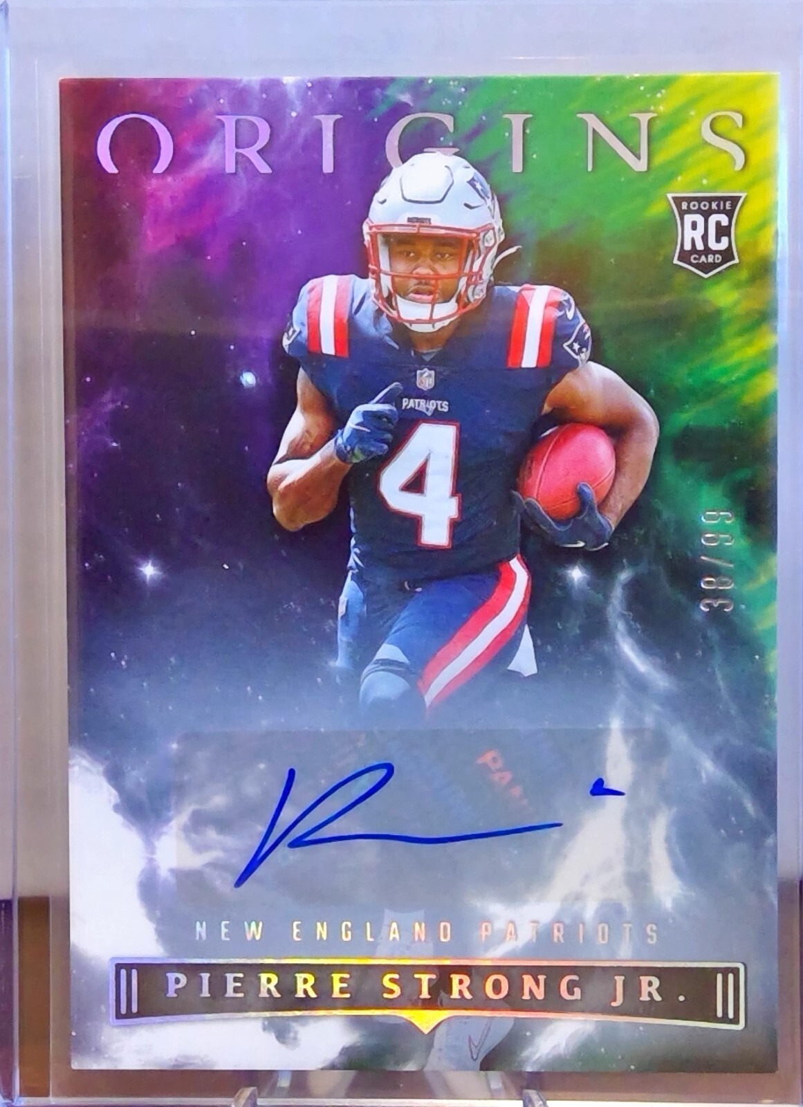 2022 Panini Origins - Rookies Signatures #125 Pierre Strong Jr. /99 (AU, RC)