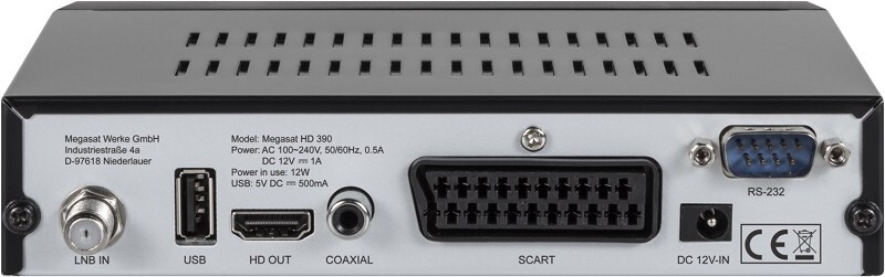 Thumbnail - Megasat Dvb-sat.-receiver Hd 390