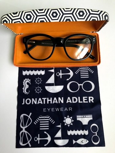 Eight To Eighty Eyewear Eyeglasses Renee Black 50-21-140 w/ Carrying Case