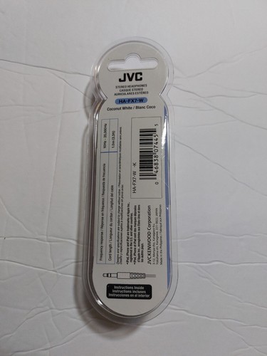 JVC Gumy Plus Earphones with Noise Isolation, White - Picture 2 of 2