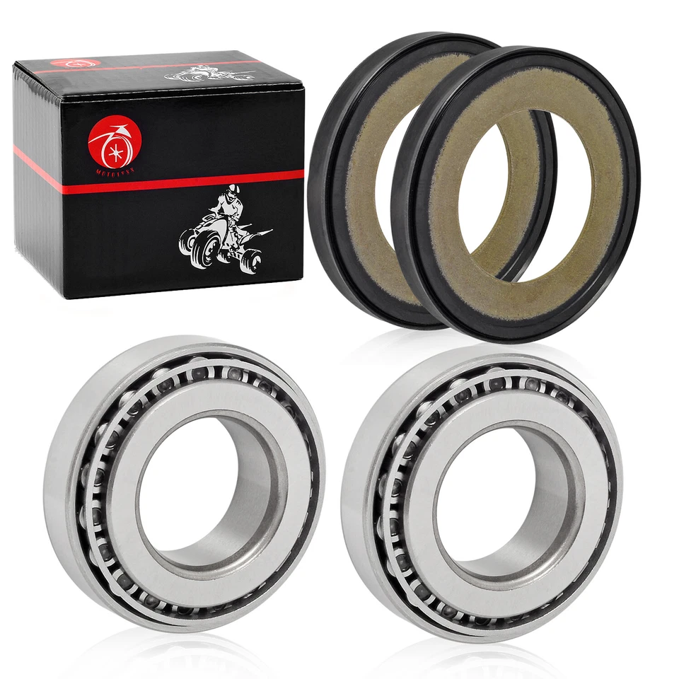 Kit de rodamientos y sellos de cabeza de dirección poste de cuello para Sportster 1200 1988-2016 NUEVO Foto 2 de 4