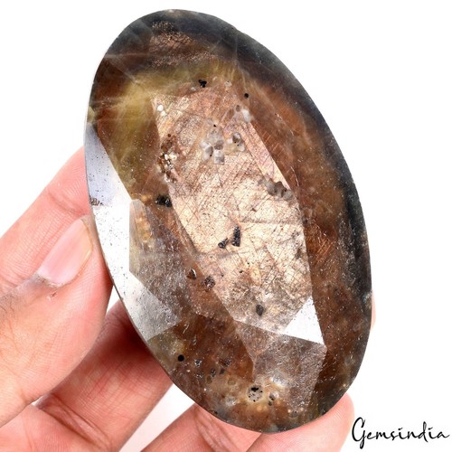 Certified 1100 Ct Natural Untreated Brown Sapphire Oval Cut Earth Mined Gemstone - Picture 2 of 6