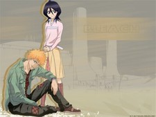 Anime Ichigo Kurosaki Rukia Kuchiki Gaming Mat Desk 14336
