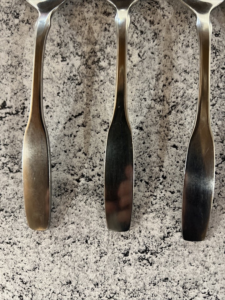 3 Oval Place Soup Spoons 1 Teaspoon Oneida Community Paul Revere
