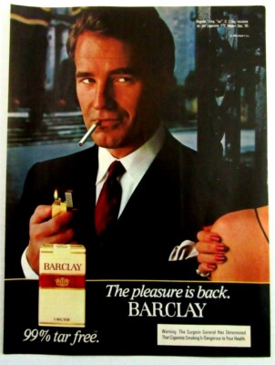 1982 BARCLAY Cigarettes 