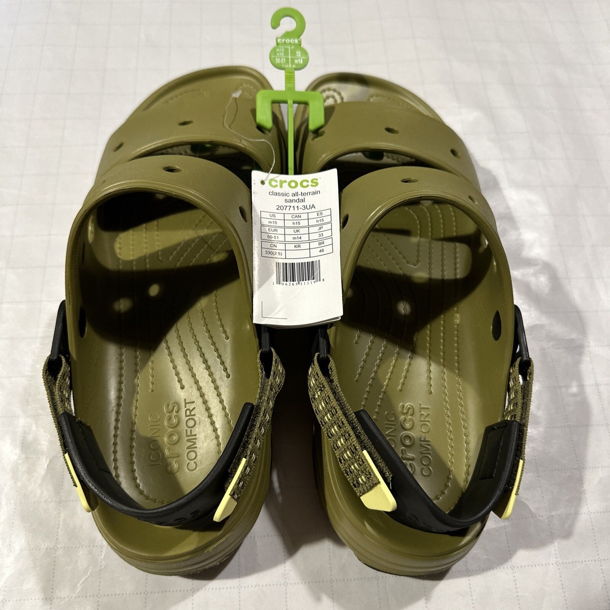 Crocs Classic All-Terrain Sandal size 15 Crocs Classic All Terrain Double strap Sandal Mens size 14  main image 4