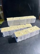 Grodan Mini Block 1.5" x 1.5" x 1.5"  Rockwool blocks 18 count