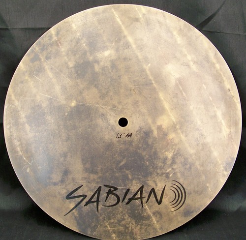 Sabian Prototype AA 13" Cymbal Disc Effect Cymbal/Brand New-Warranty/1346 Grams - Picture 7 of 7