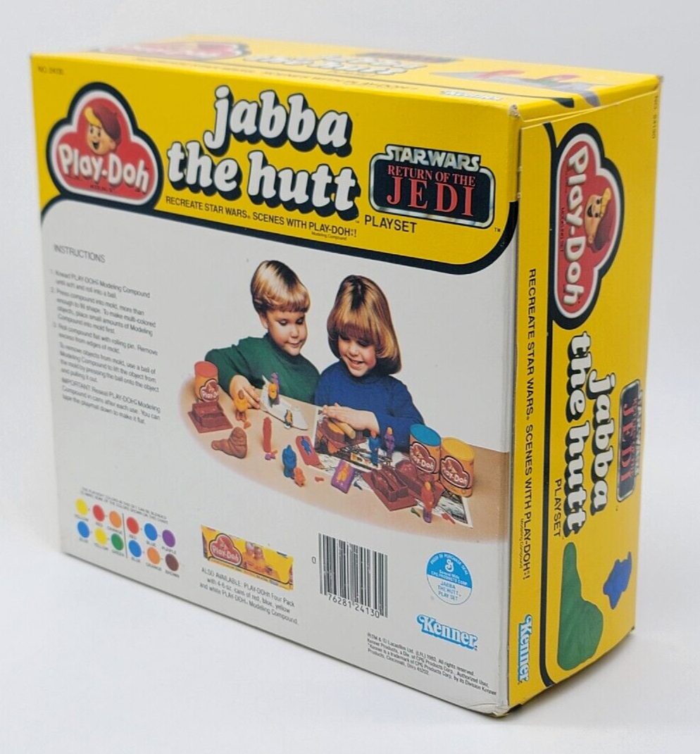 Vintage Kenner Star Wars 1983 Jabba The Hutt Playdoh RARE Han Solo