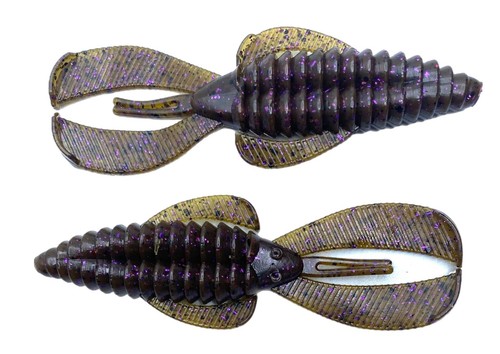 Rage Bug Style Plastic Beaver Creature Bait Punching Bass Fishing Lure 20ct 4" - Picture 11 of 32