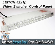 Leitch 32x1p Video Switcher Control Panel - Working - Tested