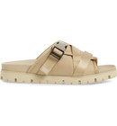 100% AUTHENTIC NEW MEN PRADA FUSBETT NASTRO BEIGE SLIDE SANDALS UK 11/US 12 D — photo 2