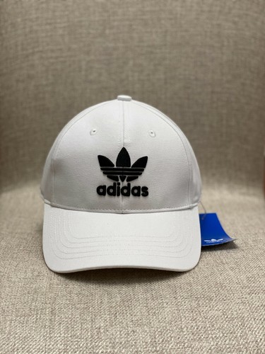 adidas Unisex Trefoil Baseball Cap FJ2544 - White | eBay