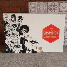 Suspicion Board Game - A Game of Secret Identity and Deduction - 100% Complete